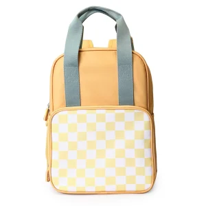 Monneka - Mochila Scout Stripes Yellow Chest Personalizável