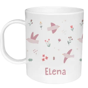 Tutete - Chávena de Plástico Personalizada Blossom Birds