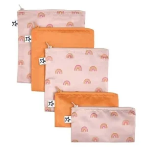 Tiny Twinkle Conjunto de 5 bolsas impermeáveis Rainbow