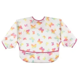 Tiny Twinkle Babete Impermeável Borboletas com mangas