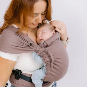 Mochila Neko Tiny Ajustável prematuro /recem nascido Taupe