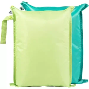 Tiny Twinkle Conjunto de 2 bolsas impermeáveis Verde e Esmeralda