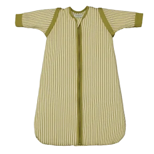MolisandCo TOG 1.0 Saco de dormir sem pés e com mangas  Olive Green Stripes * por encomenda