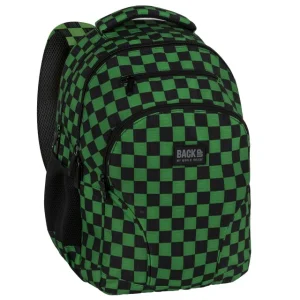 BackUp Mochila Escolar Xadrez Verde | 2 tamanhos
