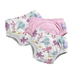 Bambino Mio Potty Training Pants (Pegasus Palace) - Pack 3 Cueca/Fralda de aprendizagem Reutilizável