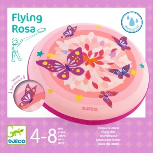Djeco Flying Girl - Disco Voador Impermeável Borboletas
