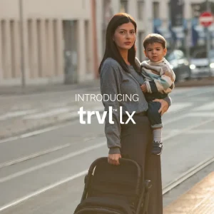 Nuna DUO / TRIO carrinho de passeio compacto TRVL LX Pine