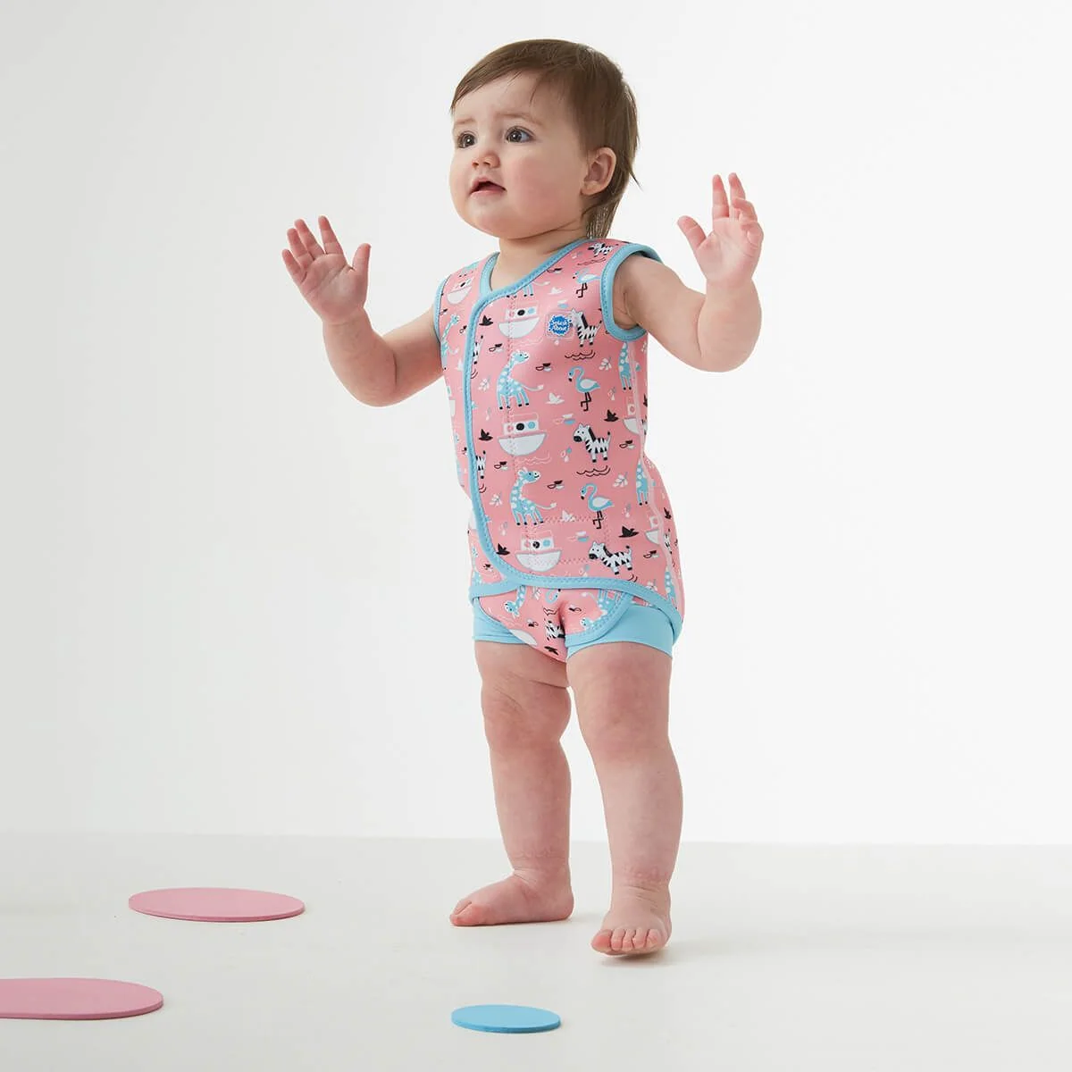 Splash About - Fato de praia/piscina térmico Baby Wrap™ Nina's Ark 6-18 meses - Image 6