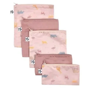 Tiny Twinkle Conjunto de 5 bolsas impermeáveis Petit Safari