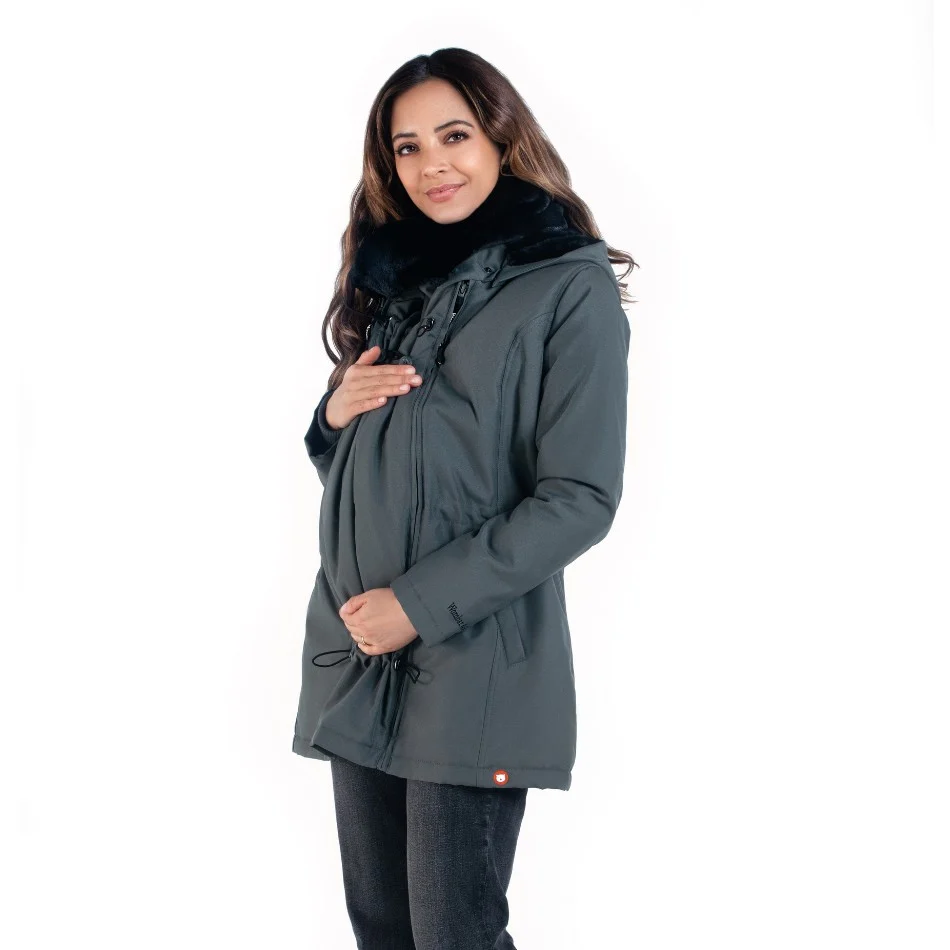 Wombat Casaco Babywearing Wallaby 2.0 Grey * por encomenda - Image 5