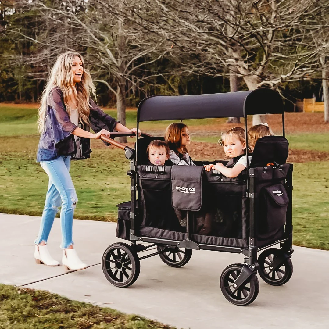 Wonderfold Wagon - Carrinho Vagon vagão - Serie W4 (empurrar) 4 crianças *por encomenda - Image 2